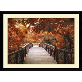 For sale Jessica Jenney 'Footbridge' Framed Art Print 43 x 32-inch