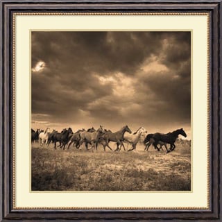 Low Price Adam Jahiel 'Remuda #6' Framed Art Print 33 x 33-inch