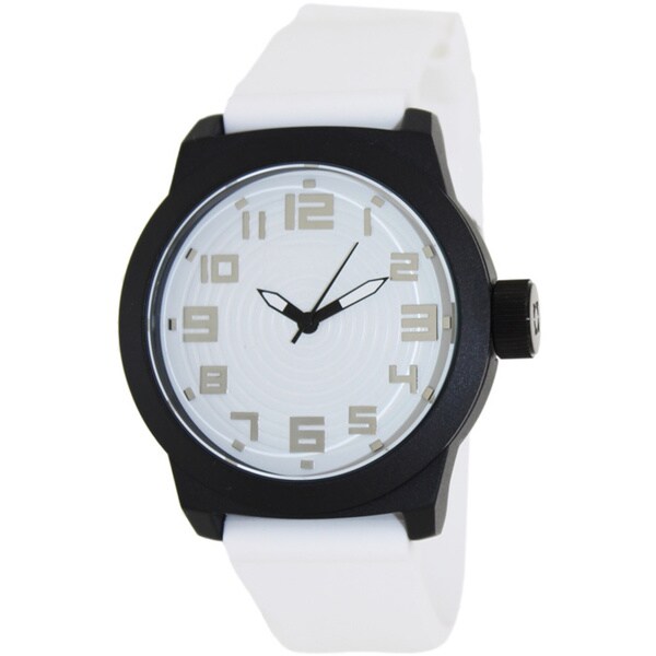 Kenneth Cole Reaction Men's RK1311 White Silicone Quartz Watch with White Dial