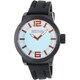 Kenneth Cole Reaction Men's RK1325 Black Silicone Analog Quartz Watch with Blue Dial