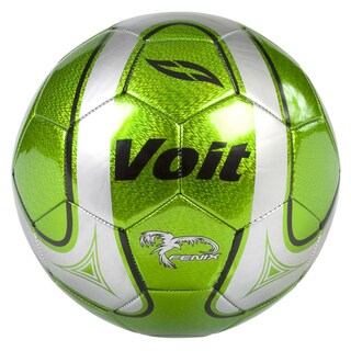 Voit Fenix Size 5 Deflated Green/ Silver Soccer Ball-Image