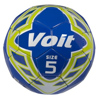 Voit Radente Size 5 Deflated Blue Soccer Ball-Image