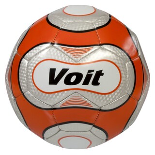 Voit Reflect Size 5 Deflated Silver/ Orange Soccer Ball-Image