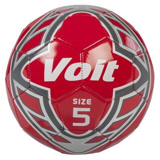 Voit Size 5 Radente Soccer Ball Deflated - Red-Image