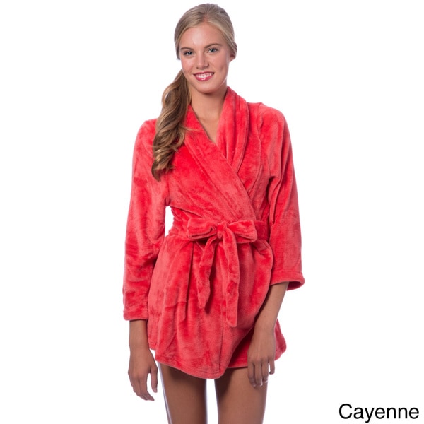 Women's plush short robes