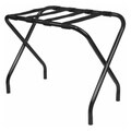 Black Finish Nylon and Steel Luggage Rack