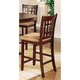 Azalea Cherry Counter Height Stools (Set of 2)