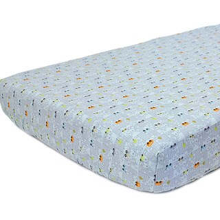 Nurture Imagination Baby Cityscape Fitted Sheet-Image