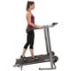 Exerpeutic 100XL High-capacity Magnetic Resistance Manual Treadmill with Heart Pulse System