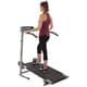 Exerpeutic 100XL High-capacity Magnetic Resistance Manual Treadmill with Heart Pulse System