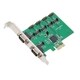 SYBA Multimedia 6-Port RS-232 Serial PCI-Express, Revision 2.0; with 