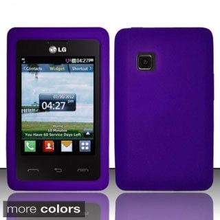 BasAcc Colorful Slim Fit Soft Silicone Rubber Skin Case Cover for LG 840G-Image