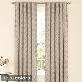 Sure Fit Durham Lattice Curtain Panel-Image