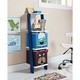 Altra Luci Ladder Bookcase with Two Bins