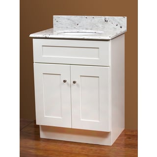Buy  White Vanity and River White Granite Top