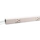 Wiremold Plugmold Hard-Wired Multi-Outlet Strip, Ivory