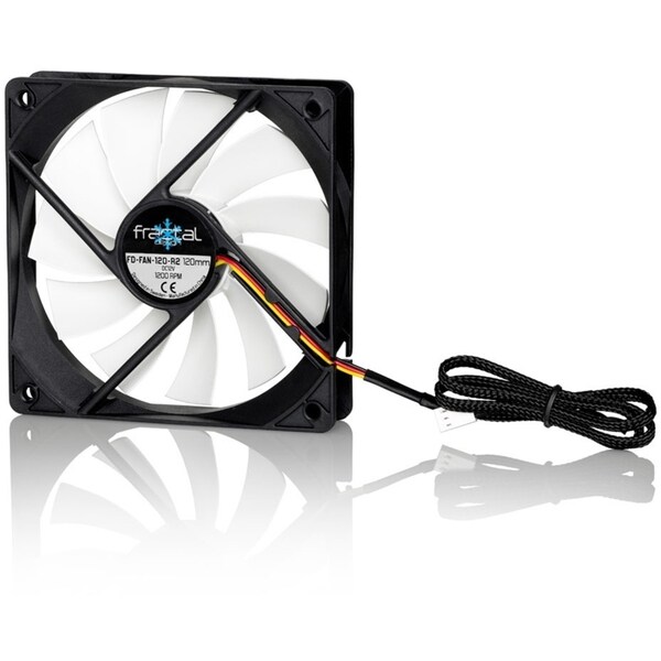 Fractal Design Silent Series R2 120mm Cooling Fan White