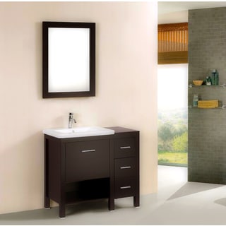 Buy Online Kokols Free Standing Bath Cabinet with Drop-in Porcelain Sink Combo