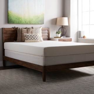 SL Loft Medium Firm 8-inch Queen-sized Memory Foam Mattress with EZ Fit Foundation-Image