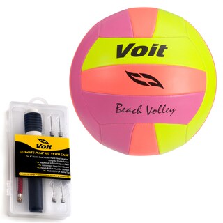 Voit Neon Volleyball with Ultimate Inflating Kit-Image