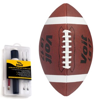 Voit Official Synthetic Sponge Football with Ultimate Inflating Kit-Image