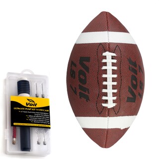 Voit Junior Synthetic Sponge Football with Ultimate Inflating Kit-Image