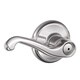 Schlage Flair Bright Chrome Bed and Bath Privacy Lever