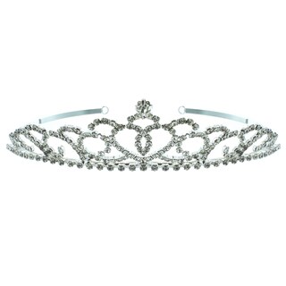 Kate Marie 'Piper' Rhinestone Tiara with Hair Combs-Image