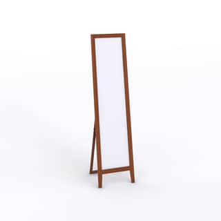 Standing Wood Rectangle Mirror