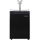 EdgeStar Black Full Size Triple Tap Kegerator with Digital Display