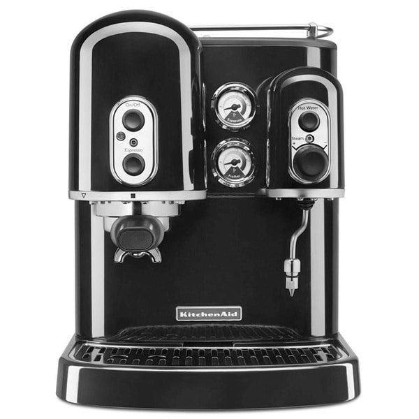 KitchenAid Onyx Black Espresso Maker with Dual Independent Boilers