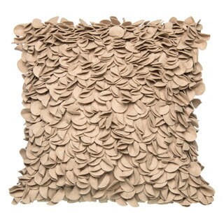 Find Shop 18 x 18-inch Noir Beige Decorative Pillow