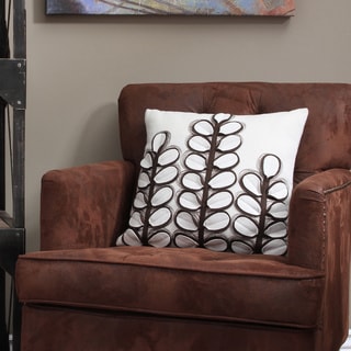 ( ._.) 18 x 18-inch Coriander Decorative Pillow