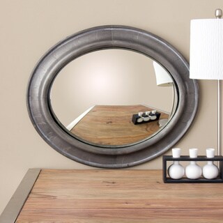 See Reviews Metal Wrap Oval Convex Mirror (India)