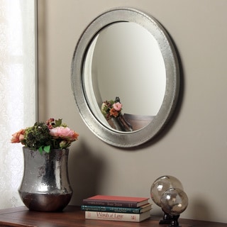 Low Price Metal Wrapped Round Convex Wall Mirror (India)