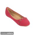 Womens Multi-buckle Ballerina Flats