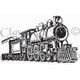Class Act Cling Mounted Rubber Stamp 2.75inX3.75in-Train 2