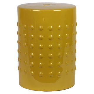 ===> Yellow Ceramic Stool