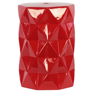 Cheap Red Ceramic Stool