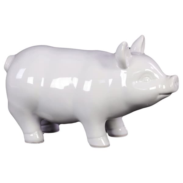 Small White Ceramic Pig 16425491 Shopping Great