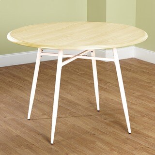 Simple Living Milo Mixed Media Round Dining Table