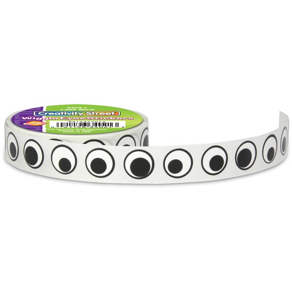 Wiggle Eyes Stickers .5" 1000/Pkg-Black