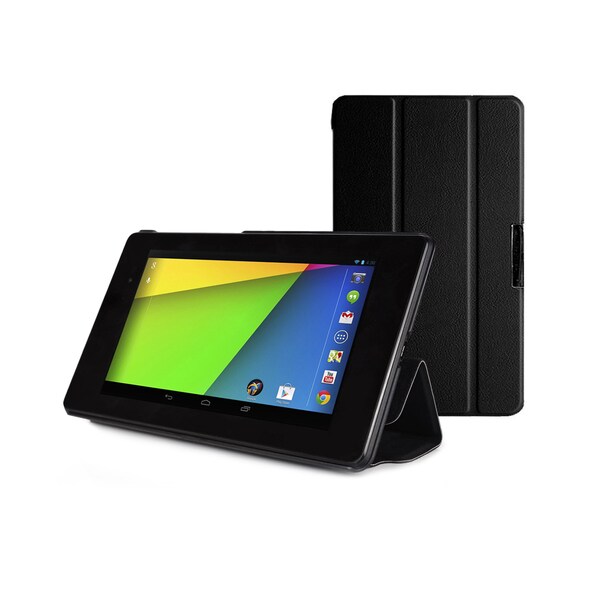 Tri-Fold Leather Case for Nexus 7 2nd Gen