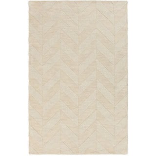 Buy  Artistic Weavers Hand-woven Ann Tone-on-Tone Geometric Zig-Zag Wool Area Rug (9' x 12')