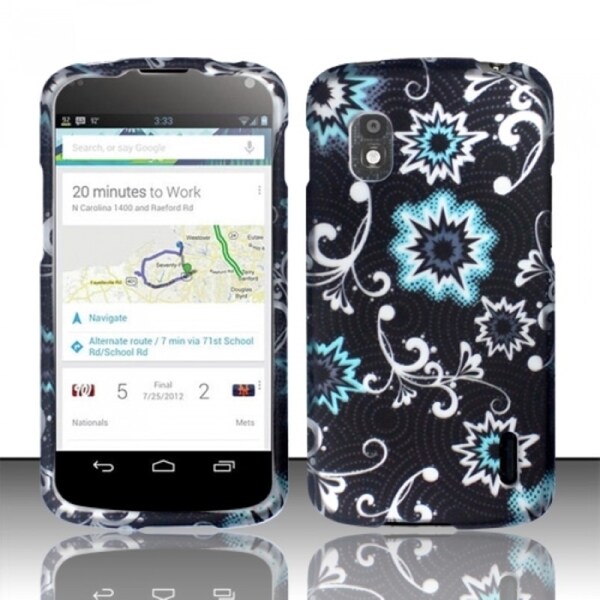 BasAcc Pattern Dust Proof Rubberized Hard Case for LG Nexus 4 E960 (T-Mobile)