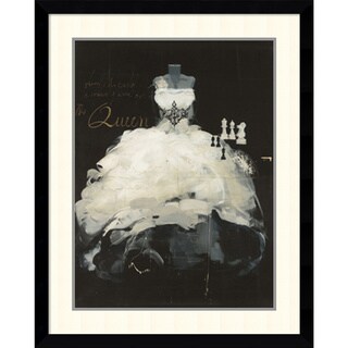 See Reviews Antonio Massa 'Queen' Framed Art Print 33 x 41-inch