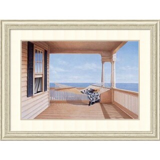 --->  Daniel Pollera 'A Summer Place' Framed Art Print 40 x 30-inch