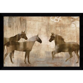 Big Save Jason Mann 'Horse Sense' Framed Art Print 39 x 27-inch