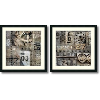 For sale Dylan Matthews 'Industrial- set of 2' Framed Art Print 26 x 26-inch Each