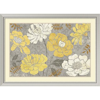 Low Price Daphne Brissonnet 'Morning Tones Gold III' Framed Art Print 44 x 32-inch